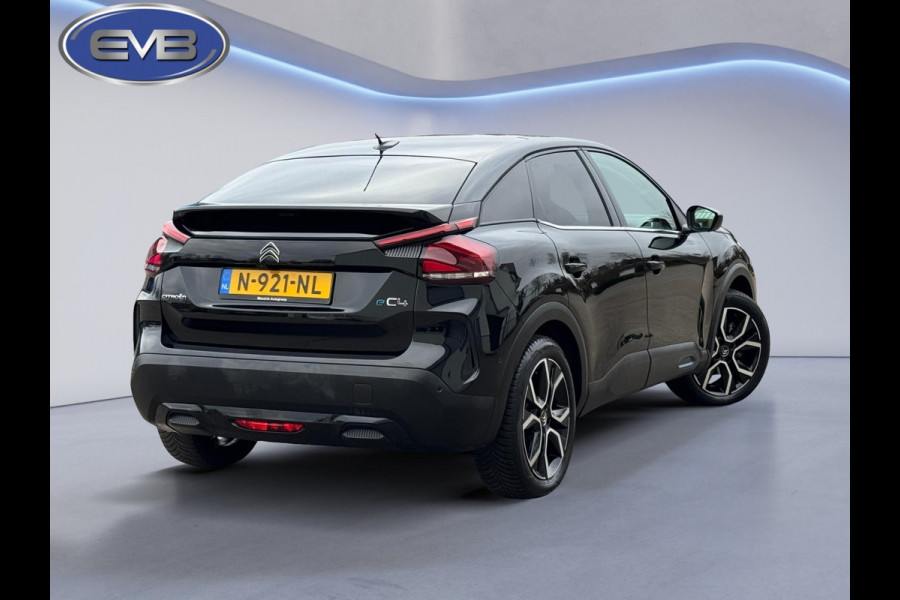 Citroën Ë-C4 Shine 50 kWh, panoramadak, lederen interieur, adaptief cruise, achteruitrijcamera, 1 e eigenaar, NL auto met nap