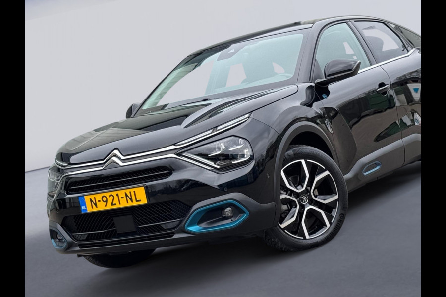 Citroën Ë-C4 Shine 50 kWh, panoramadak, lederen interieur, adaptief cruise, achteruitrijcamera, 1 e eigenaar, NL auto met nap