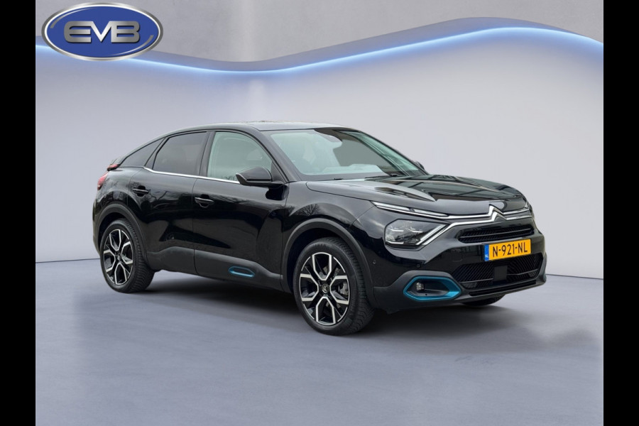 Citroën Ë-C4 Shine 50 kWh, panoramadak, lederen interieur, adaptief cruise, achteruitrijcamera, 1 e eigenaar, NL auto met nap