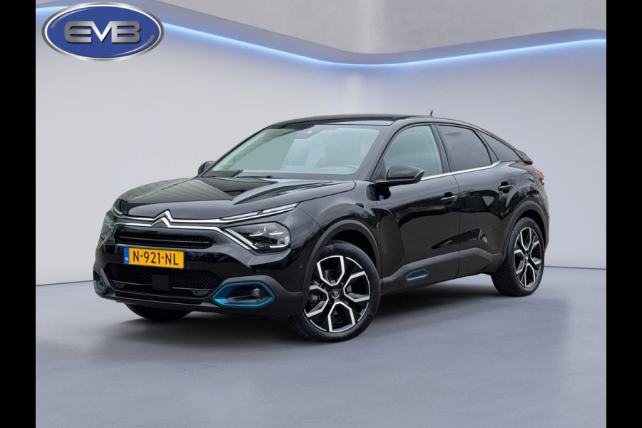 Citroën Ë-C4 Shine 50 kWh, panoramadak, lederen interieur, adaptief cruise, achteruitrijcamera, 1 e eigenaar, NL auto met nap
