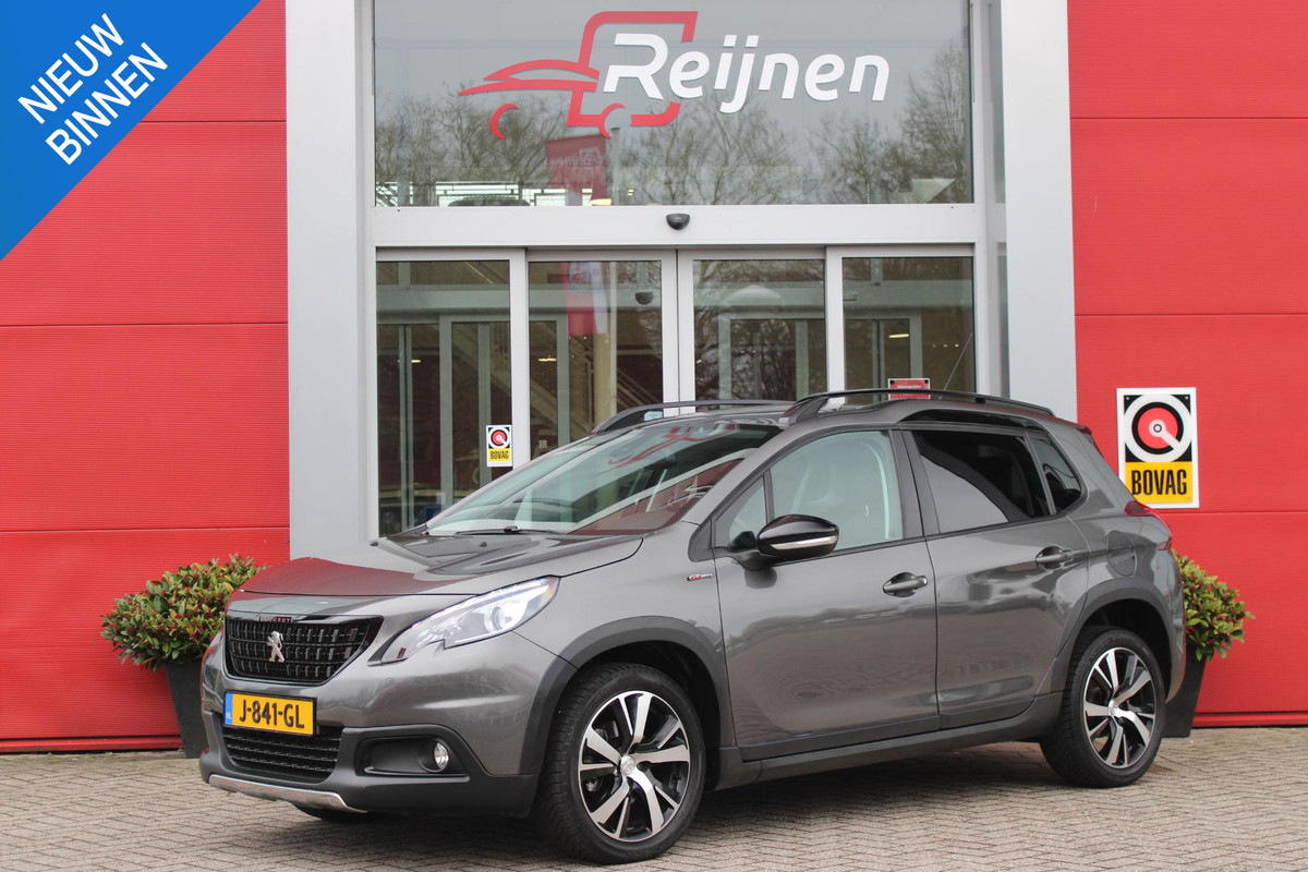Peugeot 2008 1.2 130PK AUTOMAAT GT-LINE | AFNEEMBARE TREKHAAK | PANORAMA DAK | STOEL VERWARMING | LICHTMETALEN VELGEN 17" | ALL SEASON BANDEN | CLIMATE CONTROL | CRUISE CONTROL | NAVIGATIE | APPLE CARPLAY/ANDROID AUTO | ACHTERUITRIJ CAMERA | EERSTE EIGENAAR! |