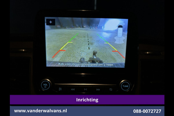 Ford Transit Custom 2.0 TDCI 130pk L2H1 inrichting Euro6 Airco | Camera | 2800kg Trekhaak | LED Cruisecontrol, Stoelverwarming, Parkeersensoren, Bijrijdersbank