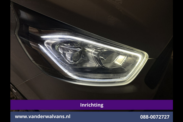 Ford Transit Custom 2.0 TDCI 130pk L2H1 inrichting Euro6 Airco | Camera | 2800kg Trekhaak | LED Cruisecontrol, Stoelverwarming, Parkeersensoren, Bijrijdersbank