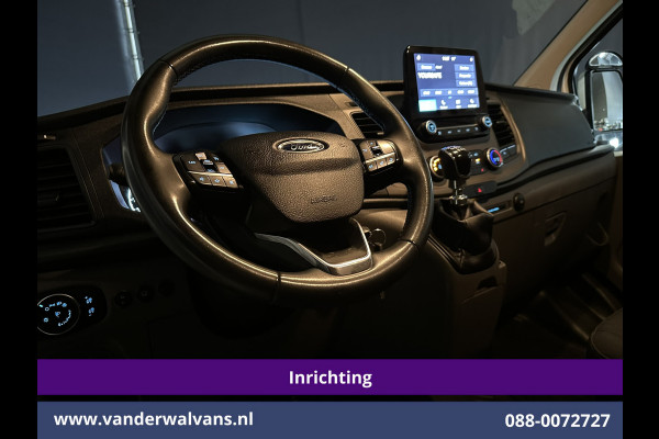 Ford Transit Custom 2.0 TDCI 130pk L2H1 inrichting Euro6 Airco | Camera | 2800kg Trekhaak | LED Cruisecontrol, Stoelverwarming, Parkeersensoren, Bijrijdersbank