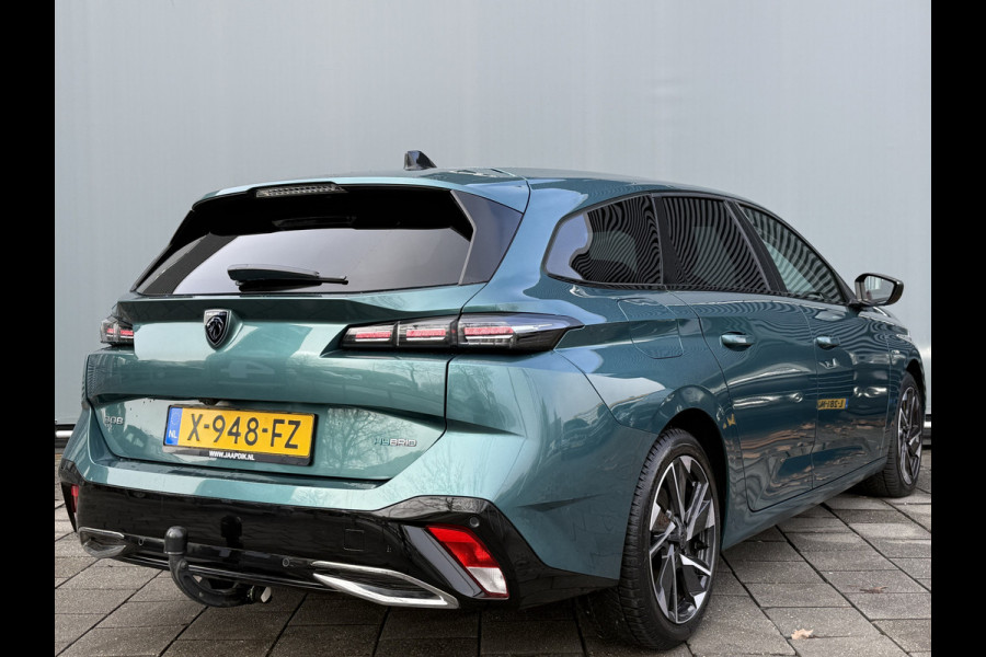 Peugeot 308 SW BWJ 11-2023 | 1.6 HYbrid 180 Allure Pack Bus. | TREKHAAK | LEDER/STOF | CAMERA | CARPLAY | NAVI | STOELVERW | CLIMA