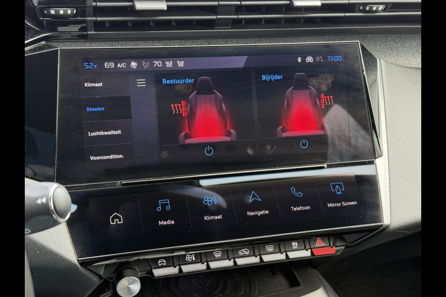 Peugeot 308 SW BWJ 11-2023 | 1.6 HYbrid 180 Allure Pack Bus. | TREKHAAK | LEDER/STOF | CAMERA | CARPLAY | NAVI | STOELVERW | CLIMA