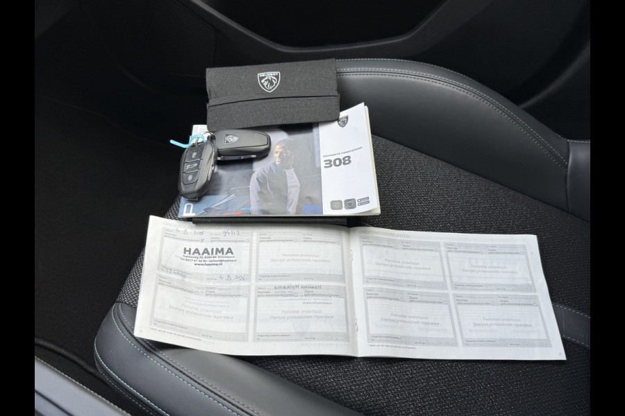 Peugeot 308 SW BWJ 11-2023 | 1.6 HYbrid 180 Allure Pack Bus. | TREKHAAK | LEDER/STOF | CAMERA | CARPLAY | NAVI | STOELVERW | CLIMA