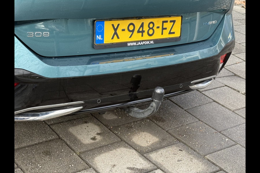 Peugeot 308 SW BWJ 11-2023 | 1.6 HYbrid 180 Allure Pack Bus. | TREKHAAK | LEDER/STOF | CAMERA | CARPLAY | NAVI | STOELVERW | CLIMA