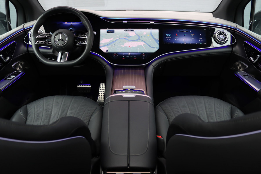 Mercedes-Benz EQE SUV 350+ AMG Line 96 kWh | Airmatic | Hyperscreen | Achterasbesturing | Distronic+ | Massage | Trekhaak | Burmester | HUD | Stoelventilatie | Verwarmd Stuurwiel | Digital Light | Leder | 22kW |