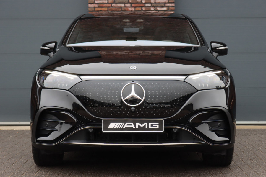 Mercedes-Benz EQE SUV 350+ AMG Line 96 kWh | Airmatic | Hyperscreen | Achterasbesturing | Distronic+ | Massage | Trekhaak | Burmester | HUD | Stoelventilatie | Verwarmd Stuurwiel | Digital Light | Leder | 22kW |
