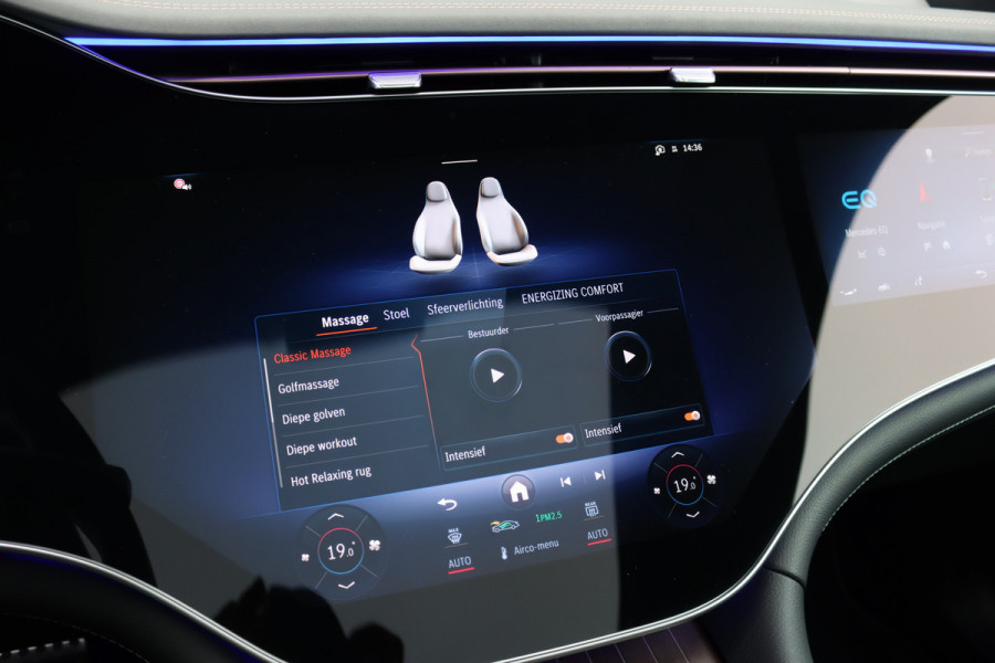 Mercedes-Benz EQE SUV 350+ AMG Line 96 kWh | Airmatic | Hyperscreen | Achterasbesturing | Distronic+ | Massage | Trekhaak | Burmester | HUD | Stoelventilatie | Verwarmd Stuurwiel | Digital Light | Leder | 22kW |