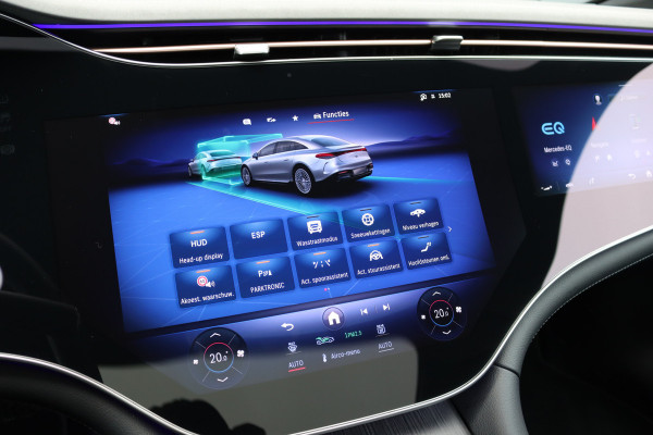 Mercedes-Benz EQS 350 Exclusive Line 118 kWh | Airmatic | Achterasbesturing | Hyperscreen | Distronic+ | Panoramadak | HUD | Trekhaak | Digital Light | Burmester | Keyless Go | Verwarmd Stuurwiel | 22kW |