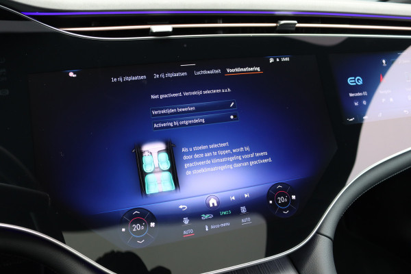 Mercedes-Benz EQS 350 Exclusive Line 118 kWh | Airmatic | Achterasbesturing | Hyperscreen | Distronic+ | Panoramadak | HUD | Trekhaak | Digital Light | Burmester | Keyless Go | Verwarmd Stuurwiel | 22kW |