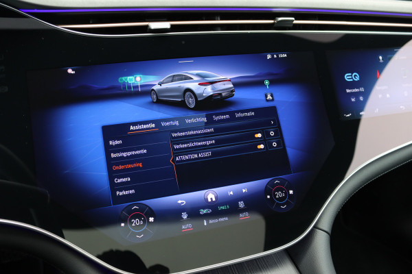 Mercedes-Benz EQS 350 Exclusive Line 118 kWh | Airmatic | Achterasbesturing | Hyperscreen | Distronic+ | Panoramadak | HUD | Trekhaak | Digital Light | Burmester | Keyless Go | Verwarmd Stuurwiel | 22kW |