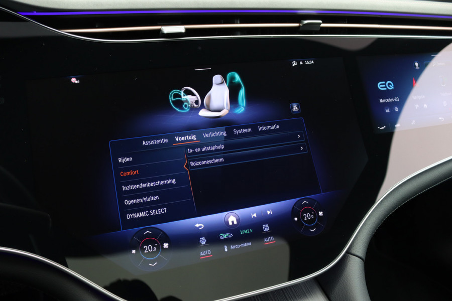 Mercedes-Benz EQS 350 Exclusive Line 118 kWh | Airmatic | Achterasbesturing | Hyperscreen | Distronic+ | Panoramadak | HUD | Trekhaak | Digital Light | Burmester | Keyless Go | Verwarmd Stuurwiel | 22kW |