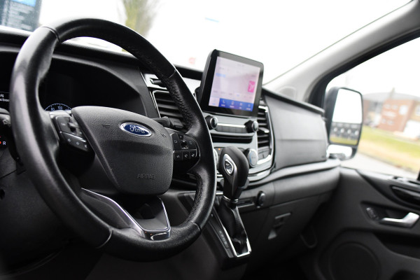 Ford Transit Custom 300 2.0 TDCI L2H1 DC Limited Black Edition Camera, Cruise, Carplay, Stoelverwarming, 170pk, 2 x Schuifdeur, Automaat, Uniek!