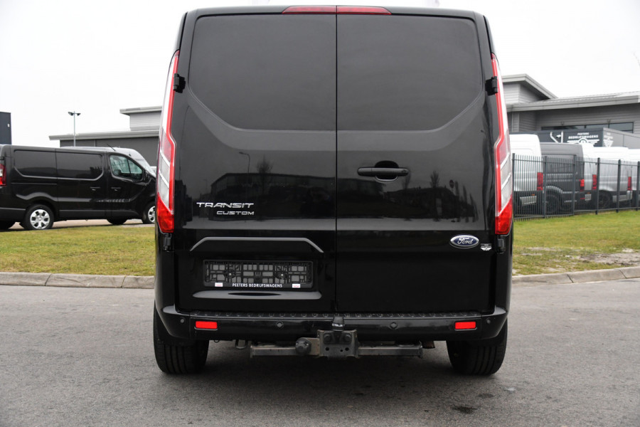 Ford Transit Custom 300 2.0 TDCI L2H1 DC Limited Black Edition Camera, Cruise, Carplay, Stoelverwarming, 170pk, 2 x Schuifdeur, Automaat, Uniek!