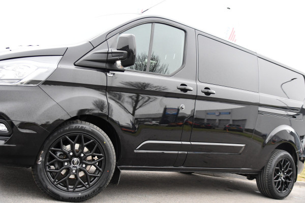Ford Transit Custom 300 2.0 TDCI L2H1 Limited DC Black Edition Camera, Cruise, Carplay, 170pk, 2 x Schuifdeur, Stoelverwarming, Automaat, Sensoren, Uniek!