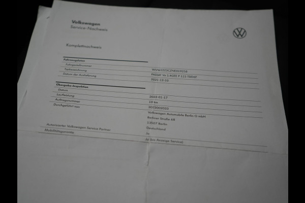 Volkswagen Passat Variant 1.4 TSI GTE Business Plug In Hybrid 218pk Dealer O.H. PHEV | Adaptive Cruise | Head Up | 360 Camera | Lederen Sportstoelen Massage & Memory | Sfeerverlichting | Stoelen & Stuur Verwarmd | Keyless | Blis | Virtual | Navigatie | DAB |