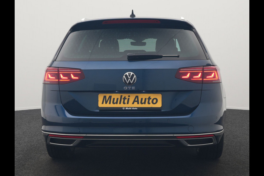 Volkswagen Passat Variant 1.4 TSI GTE Business Plug In Hybrid 218pk Dealer O.H. PHEV | Adaptive Cruise | Head Up | 360 Camera | Lederen Sportstoelen Massage & Memory | Sfeerverlichting | Stoelen & Stuur Verwarmd | Keyless | Blis | Virtual | Navigatie | DAB |