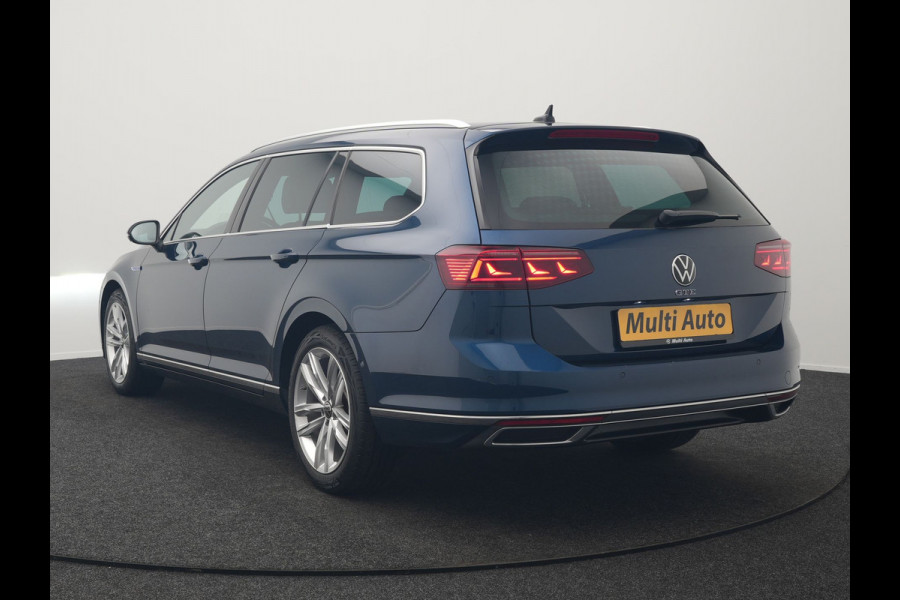 Volkswagen Passat Variant 1.4 TSI GTE Business Plug In Hybrid 218pk Dealer O.H. PHEV | Adaptive Cruise | Head Up | 360 Camera | Lederen Sportstoelen Massage & Memory | Sfeerverlichting | Stoelen & Stuur Verwarmd | Keyless | Blis | Virtual | Navigatie | DAB |