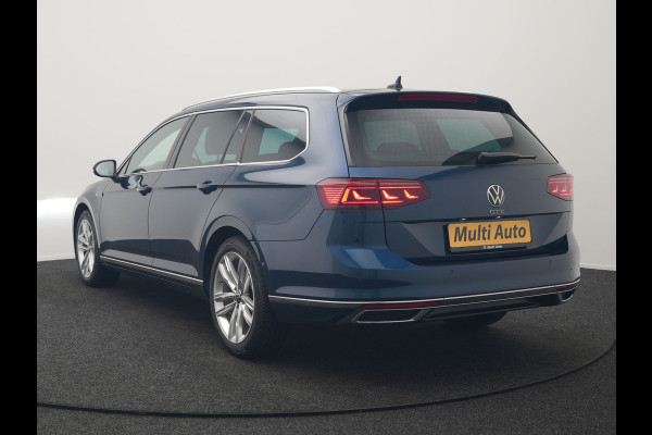 Volkswagen Passat Variant 1.4 TSI GTE Business Plug In Hybrid 218pk Dealer O.H. PHEV | Adaptive Cruise | Head Up | 360 Camera | Lederen Sportstoelen Massage & Memory | Sfeerverlichting | Stoelen & Stuur Verwarmd | Keyless | Blis | Virtual | Navigatie | DAB |