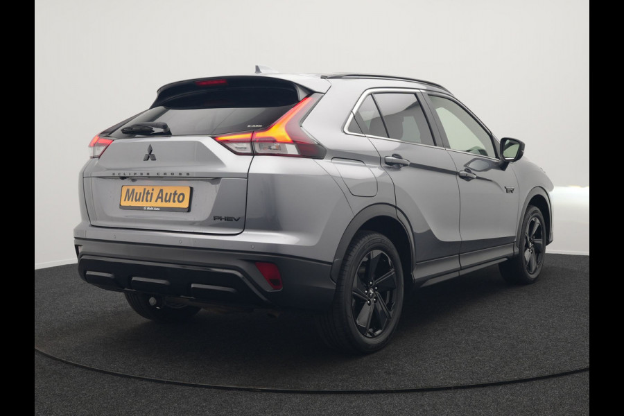Mitsubishi Eclipse Cross 2.4 Black Edition Plug In Hybrid 188pk Dealer O.H. PHEV | Trekhaak Afn. | Adaptive Cruise | 360 Camera | Alcantara Sportstoelen & Stuur Verwarmd | Keyless | Navi Via TomTom | Blis | Apple Carplay | DAB |