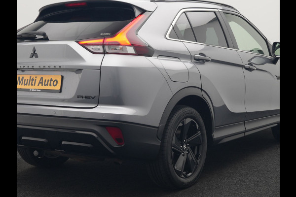 Mitsubishi Eclipse Cross 2.4 Black Edition Plug In Hybrid 188pk Dealer O.H. PHEV | Trekhaak Afn. | Adaptive Cruise | 360 Camera | Alcantara Sportstoelen & Stuur Verwarmd | Keyless | Navi Via TomTom | Blis | Apple Carplay | DAB |