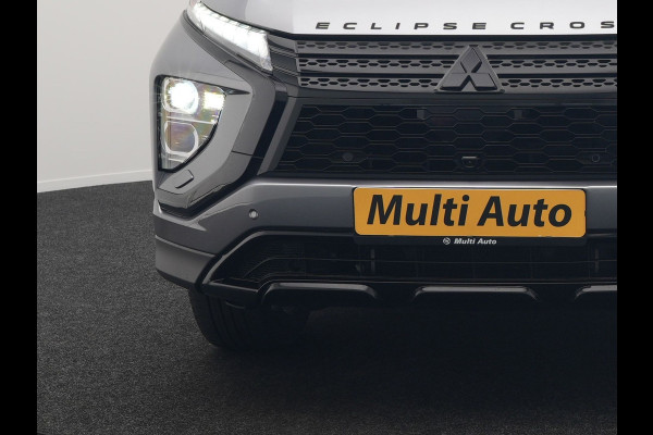 Mitsubishi Eclipse Cross 2.4 Black Edition Plug In Hybrid 188pk Dealer O.H. PHEV | Trekhaak Afn. | Adaptive Cruise | 360 Camera | Alcantara Sportstoelen & Stuur Verwarmd | Keyless | Navi Via TomTom | Blis | Apple Carplay | DAB |