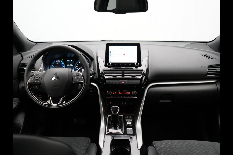 Mitsubishi Eclipse Cross 2.4 Black Edition Plug In Hybrid 188pk Dealer O.H. PHEV | Trekhaak Afn. | Adaptive Cruise | 360 Camera | Alcantara Sportstoelen & Stuur Verwarmd | Keyless | Navi Via TomTom | Blis | Apple Carplay | DAB |