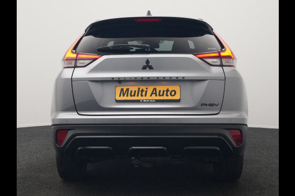 Mitsubishi Eclipse Cross 2.4 Black Edition Plug In Hybrid 188pk Dealer O.H. PHEV | Trekhaak Afn. | Adaptive Cruise | 360 Camera | Alcantara Sportstoelen & Stuur Verwarmd | Keyless | Navi Via TomTom | Blis | Apple Carplay | DAB |