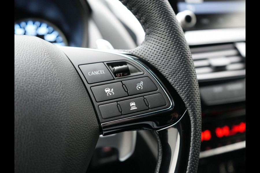 Mitsubishi Eclipse Cross 2.4 Black Edition Plug In Hybrid 188pk Dealer O.H. PHEV | Trekhaak Afn. | Adaptive Cruise | 360 Camera | Alcantara Sportstoelen & Stuur Verwarmd | Keyless | Navi Via TomTom | Blis | Apple Carplay | DAB |