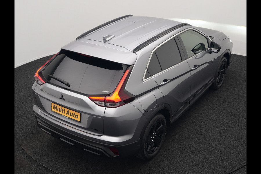 Mitsubishi Eclipse Cross 2.4 Black Edition Plug In Hybrid 188pk Dealer O.H. PHEV | Trekhaak Afn. | Adaptive Cruise | 360 Camera | Alcantara Sportstoelen & Stuur Verwarmd | Keyless | Navi Via TomTom | Blis | Apple Carplay | DAB |