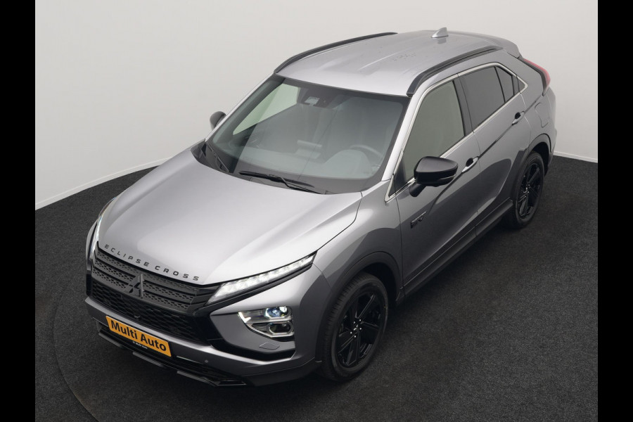 Mitsubishi Eclipse Cross 2.4 Black Edition Plug In Hybrid 188pk Dealer O.H. PHEV | Trekhaak Afn. | Adaptive Cruise | 360 Camera | Alcantara Sportstoelen & Stuur Verwarmd | Keyless | Navi Via TomTom | Blis | Apple Carplay | DAB |