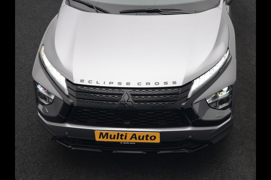 Mitsubishi Eclipse Cross 2.4 Black Edition Plug In Hybrid 188pk Dealer O.H. PHEV | Trekhaak Afn. | Adaptive Cruise | 360 Camera | Alcantara Sportstoelen & Stuur Verwarmd | Keyless | Navi Via TomTom | Blis | Apple Carplay | DAB |
