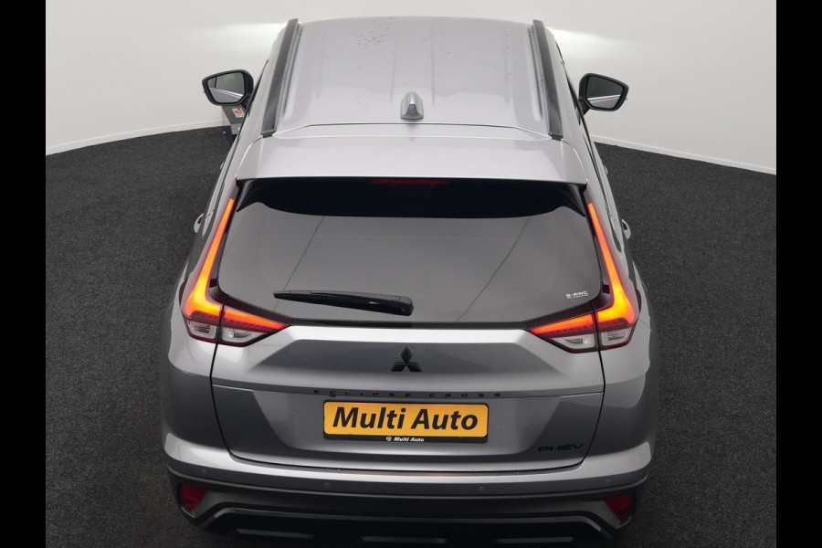 Mitsubishi Eclipse Cross 2.4 Black Edition Plug In Hybrid 188pk Dealer O.H. PHEV | Trekhaak Afn. | Adaptive Cruise | 360 Camera | Alcantara Sportstoelen & Stuur Verwarmd | Keyless | Navi Via TomTom | Blis | Apple Carplay | DAB |