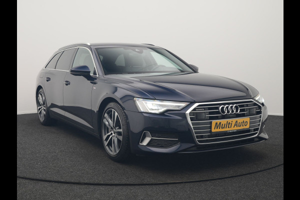 Audi A6 Avant 50 TFSI e quattro S Line Plug In Hybrid 300pk Dealer O.H. PHEV | Trekhaak Af Fabriek | Adaptive Cruise | Head Up | 360 Camera | Alcantara Sportstoelen Verwarmd | Stuur Verwarmd | Apple Carplay | Navigatie | Virtual | DAB |
