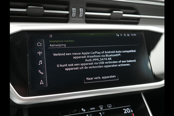 Audi A6 Avant 50 TFSI e quattro S Line Plug In Hybrid 300pk Dealer O.H. PHEV | Trekhaak Af Fabriek | Adaptive Cruise | Head Up | 360 Camera | Alcantara Sportstoelen Verwarmd | Stuur Verwarmd | Apple Carplay | Navigatie | Virtual | DAB |