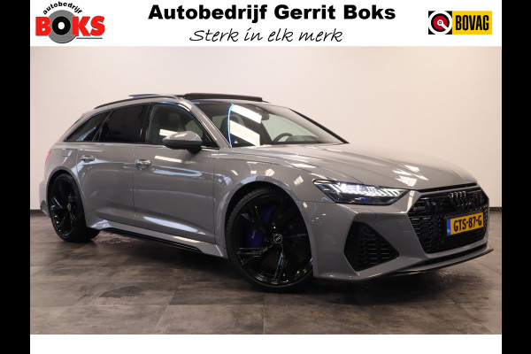 Audi A6 Avant RS 6 TFSI Quattro Keramisch Leder Panoramadak 4WS Nardo B&O!