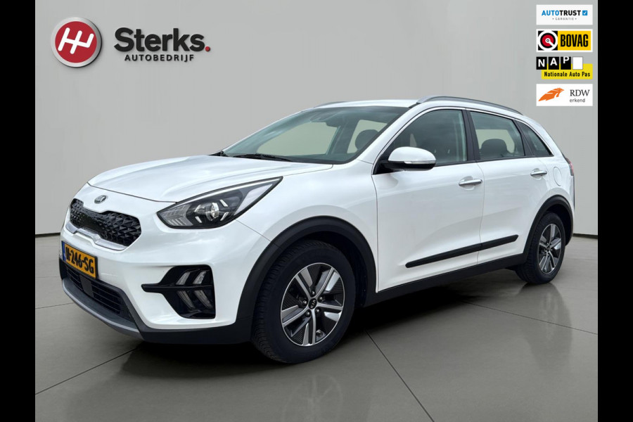 Kia Niro 1.6 GDi Hybrid DynamicLine HYBRID AUTOMAAT HALF LEDER CARPLAY/ANDROID AUTO PARKEERSENSOREN