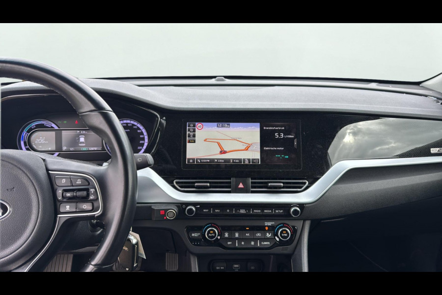 Kia Niro 1.6 GDi Hybrid DynamicLine HYBRID AUTOMAAT HALF LEDER CARPLAY/ANDROID AUTO PARKEERSENSOREN