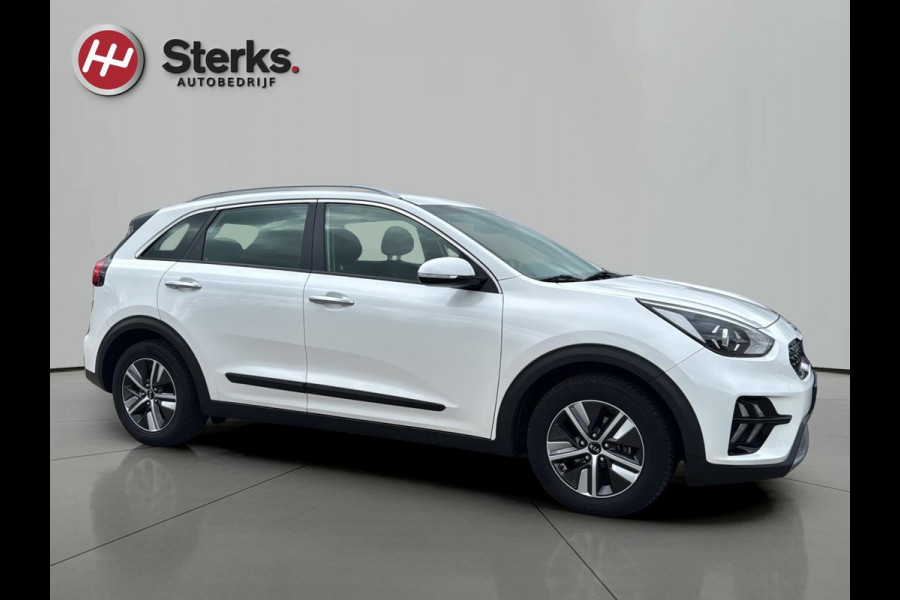 Kia Niro 1.6 GDi Hybrid DynamicLine HYBRID AUTOMAAT HALF LEDER CARPLAY/ANDROID AUTO PARKEERSENSOREN