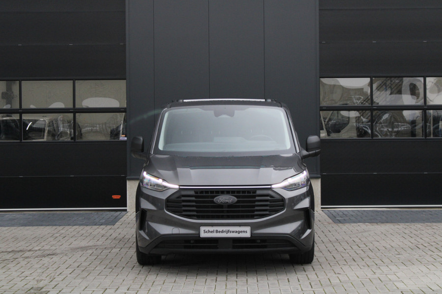 Ford Transit Custom 320 2.0 TDCI L2H1 Trend AWD 170pk - 2x Schuif - ACC - Stoel/Stuurverwarming - Trekhaak - Hout inbouw - Impriaal - Rijklaar