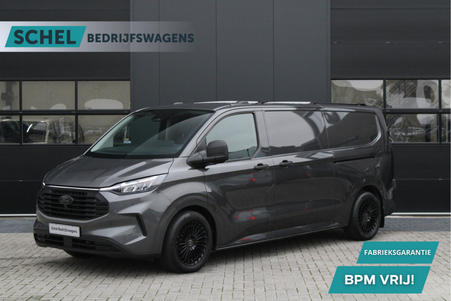 Ford Transit Custom 320 2.0 TDCI L2H1 Trend AWD 170pk - 2x Schuif - ACC - Stoel/Stuurverwarming - Trekhaak - Hout inbouw - Impriaal - Rijklaar