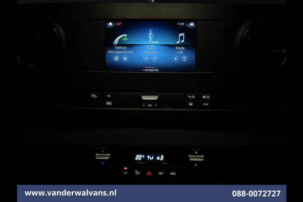 Mercedes-Benz Sprinter 315 CDI 150pk L3H2 Euro6 Airco | Camera | Apple Carplay | 270 Graden Achterdeuren Android Auto, Parkeersensoren, Bijrijdersbank