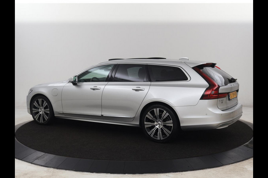 Volvo V90 2.0 T6 Plug In AWD Inscription | Panoramadak | Head-Up | Leder | Harman/Kardon | 20'' | 360 Camera | Stoelverwarming | Keyless | Carplay | Full LED | Stuurverwarming | PHEV