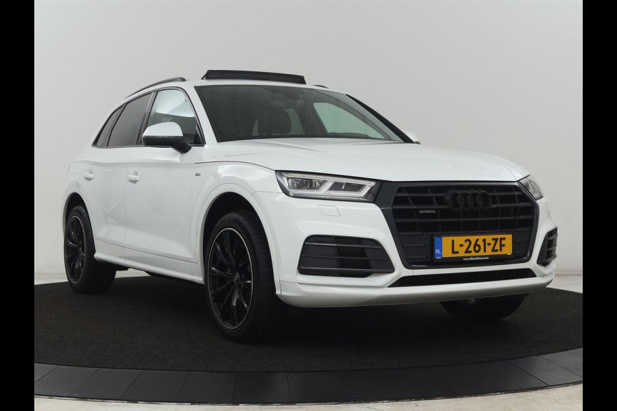 Audi Q5 2.0 TFSI S line | Panoramadak | Stoelverwarming | Virtual Cockpit | Camera | Carplay | Keyless | Side Assist | Full LED | Navigatie | Half leder | Sportstoelen | Parkeerhulp | Cruise control