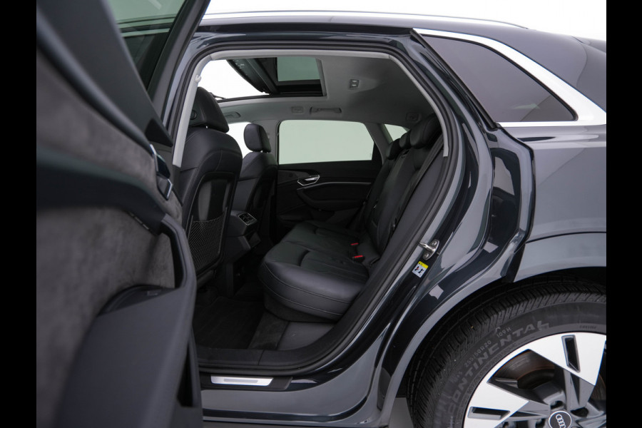 Audi e-tron 55 Quattro Business edition Plus 95 kWh (3-Fase11 kW) {SOH-88%} (INCL-BTW) *HEATPUMP | PANO | LEATHER | ADAPTIVE-CRUISE | FULL-LED | DIGI-COCKPIT | KEYLESS | MEMORY-PACK | CAMERA | NAVI-FULLMAP | SHIFTPADDLES | DAB+ | COMFORTSEATS | 20''ALU*