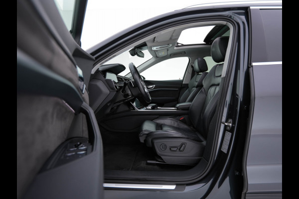 Audi e-tron 55 Quattro Business edition Plus 95 kWh (3-Fase11 kW) {SOH-88%} (INCL-BTW) *HEATPUMP | PANO | LEATHER | ADAPTIVE-CRUISE | FULL-LED | DIGI-COCKPIT | KEYLESS | MEMORY-PACK | CAMERA | NAVI-FULLMAP | SHIFTPADDLES | DAB+ | COMFORTSEATS | 20''ALU*