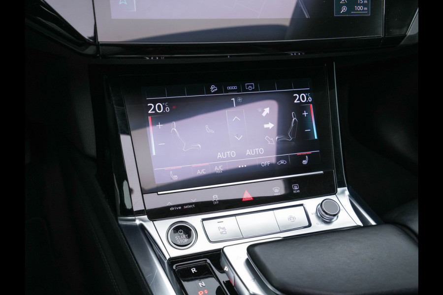Audi e-tron 55 Quattro Business edition Plus 95 kWh (3-Fase11 kW) {SOH-88%} (INCL-BTW) *HEATPUMP | PANO | LEATHER | ADAPTIVE-CRUISE | FULL-LED | DIGI-COCKPIT | KEYLESS | MEMORY-PACK | CAMERA | NAVI-FULLMAP | SHIFTPADDLES | DAB+ | COMFORTSEATS | 20''ALU*
